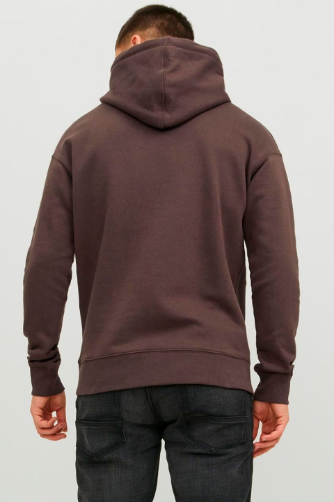 Jack & Jones Star Basic Sweat Hood Seal Brown