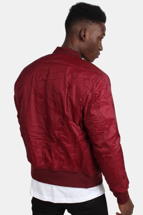 Urban Classics Bomber jacket Burgundy