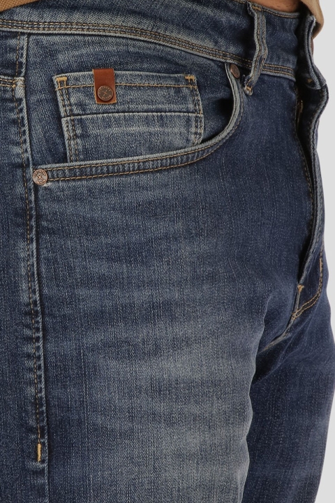 Clean Cut Copenhagen Brad Regular Stretch Jeans Dark Blue Denim