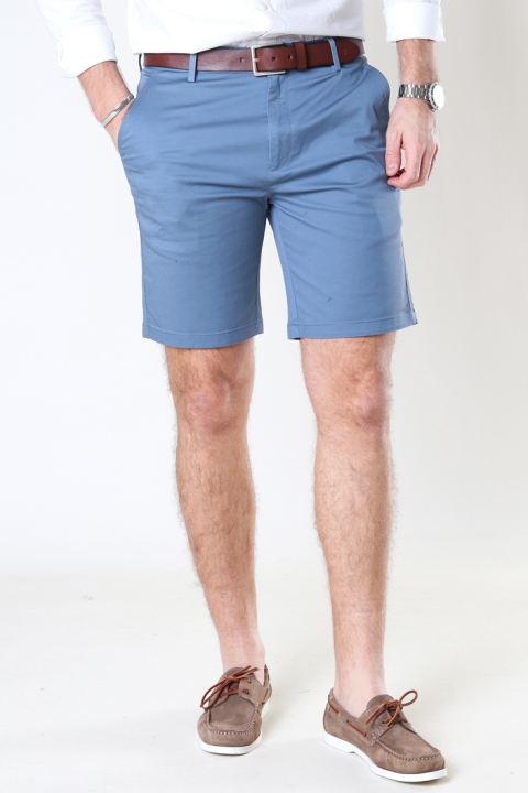 Clean Cut Copenhagen Milano Drake Stretch Shorts Dusty Blue