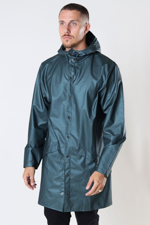 Rains Long Jacket 60 Silver Pine