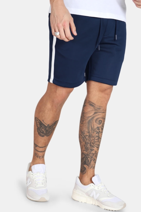 Just Junkies Alfred Shorts Track Navy/White