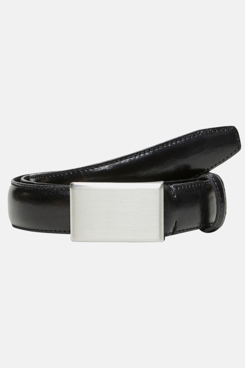 Selected Fillip Formal Plate Belt Black
