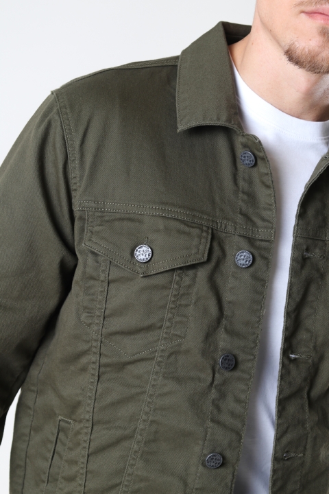 ONLY & SONS COIN LIFE TRUCKER Olive Night