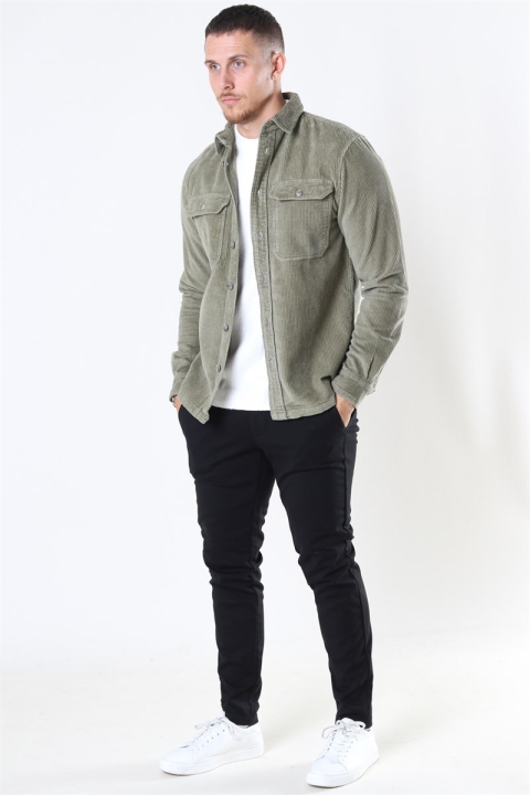 Just Junkies Hagdi Corderoy Overshirt Olive