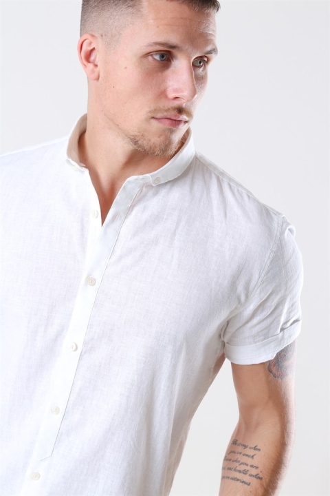 Lindbergh Linen SS Shirt White