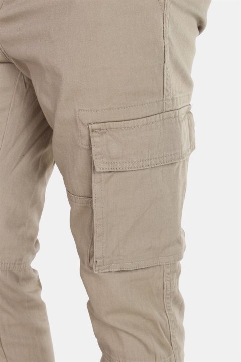 Only & Sons Tarp Stage Cargo Cuff Pants Lead Grey