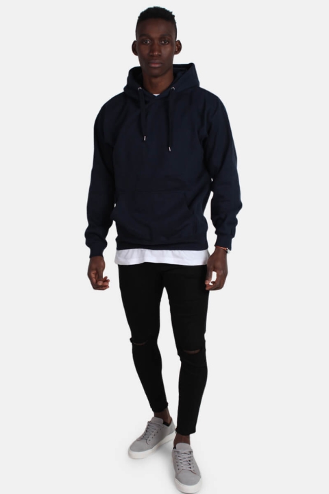 Basic Brand Hooded Sweatshirts Blue Navy