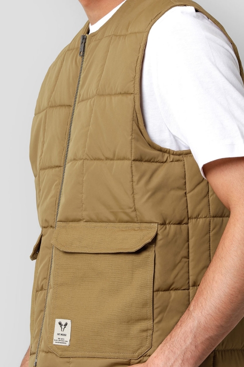 Fat Moose Aiden Liner Vest Dark Khaki