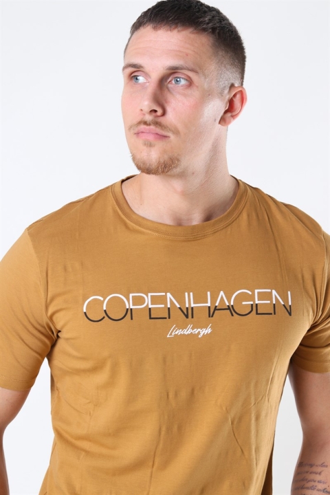Lindbergh T-Shirt Camel