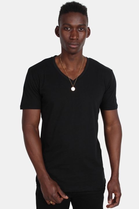 Urban Classics Basic V-Neck Tee Black