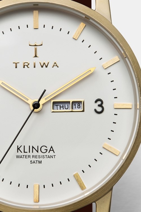 Triwa Ivory Klinga Watch Gold Mesh