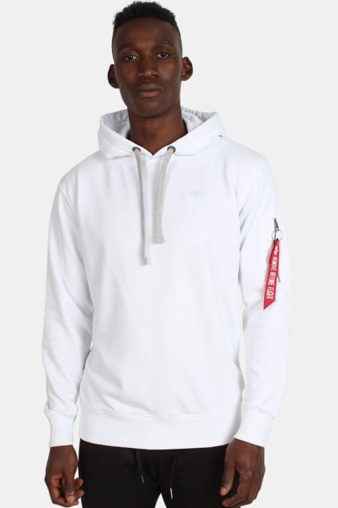 Alpha Industries X Fit Hoodie White