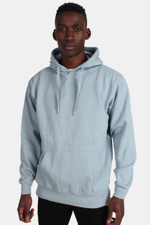 Basic Brand Hooded Sweatshirts Dusty Blue