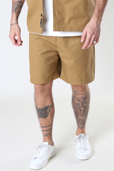 ONLY & SONS ONSNOAR COMPACT TC TWILL SHORTS Chinchilla