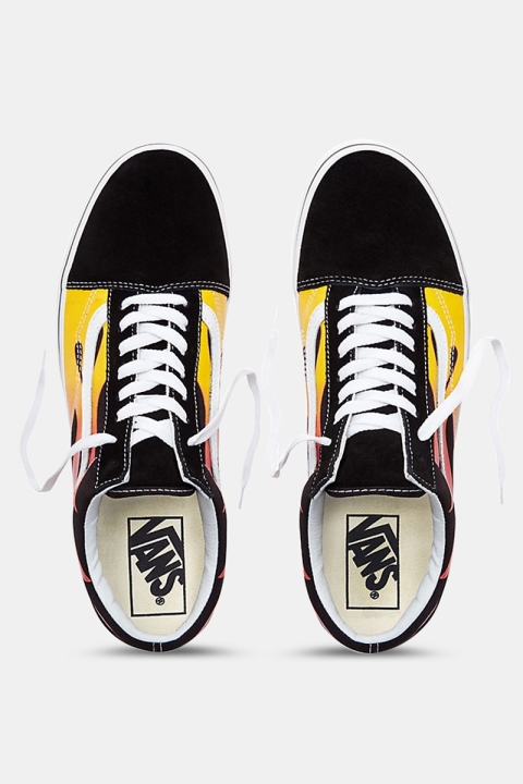 Vans Old Shoeol Sneakers Flame Black/Black/Tr Wht