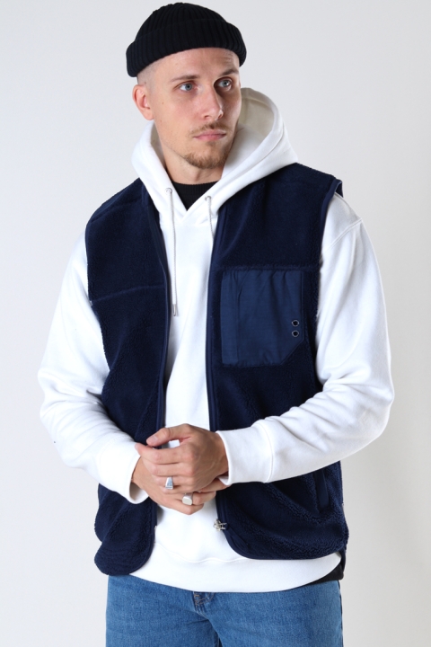 Kronstadt Kayson Teddy vest Navy