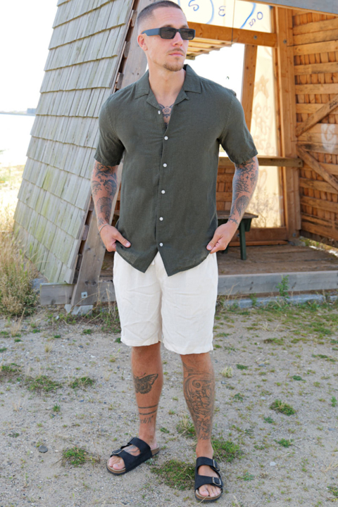 ONLY & SONS Caiden SS Resort Linen Kambaba