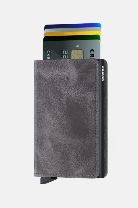 Secrid Slimwallet Vintage Grey Black