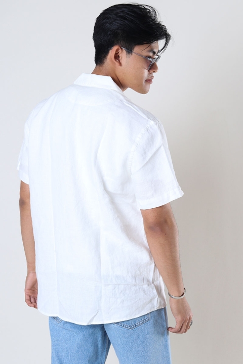 Woodbird Mays Linen Shirt Off White