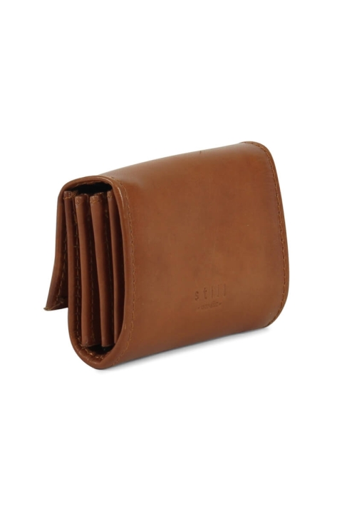 Still Nordic Pung Frill Wallet Cognac