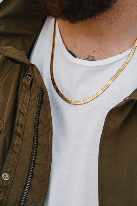 Northern Legacy Herringbone Ketting Gold