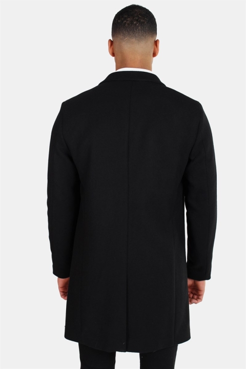 Jack and Jones JPRMorten Wool coat STS Black