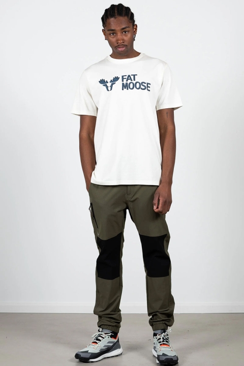 Fat Moose FM Logo Organic Tee Ecru