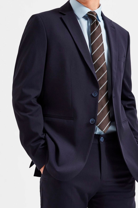 Selected Slim Liam Flex Blazer Navy Blazer