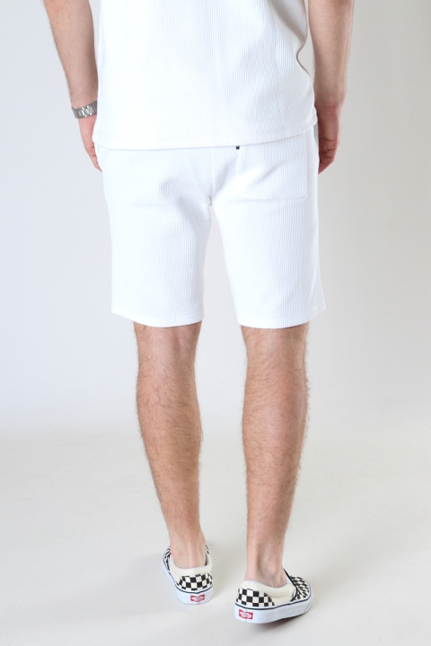 ONLY & SONS ONSBERKELEY LIFE REG SWEAT SHORTS Star White