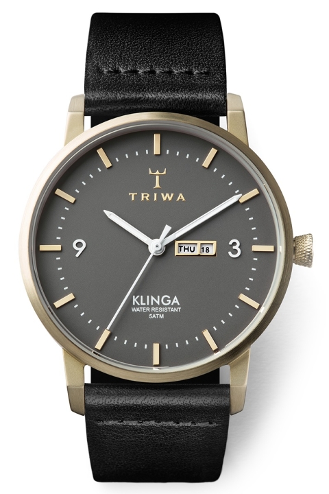 Triwa Ash Klinga Watch Black Classic Champagne 