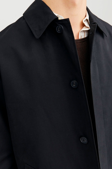 Jack & Jones City Mac Coat Black