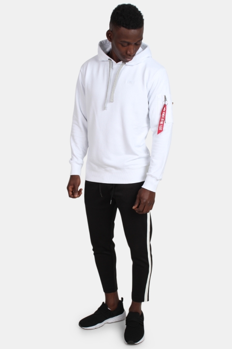 Alpha Industries X-Fit Hoodie White