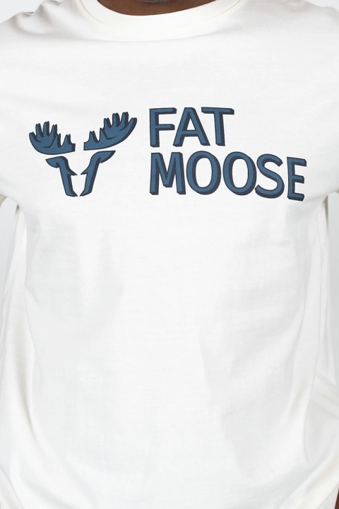 Fat Moose FM Logo Organic Tee Ecru