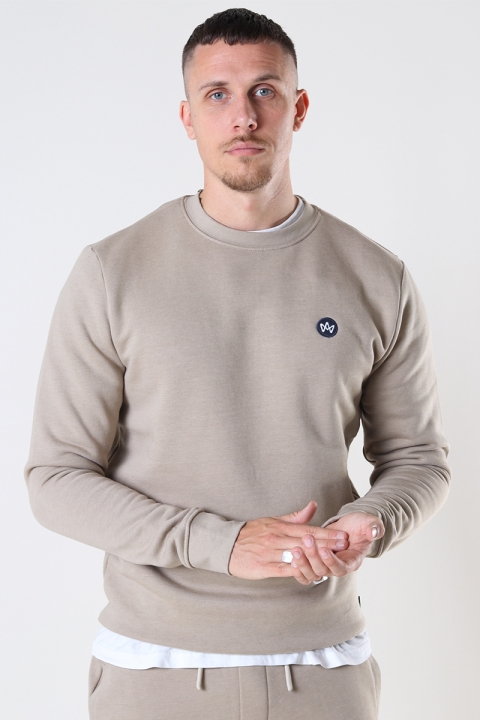 Kronstadt Lars Organic/Recycled crew sweat Sand