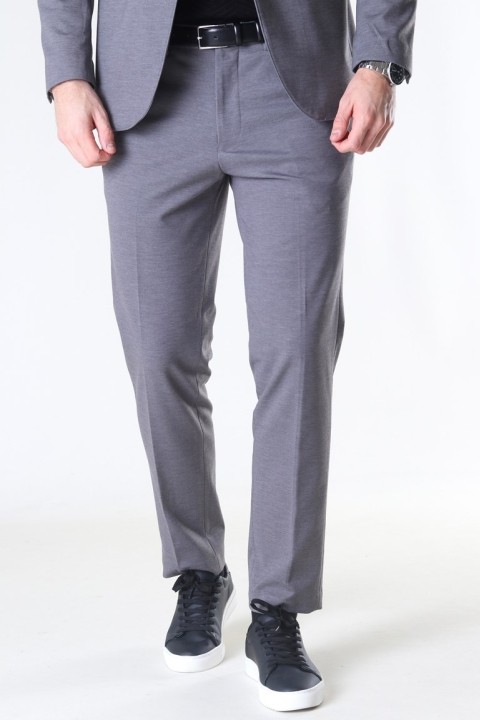 Selected Slim Jim Flex Bukser Light Grey Melange