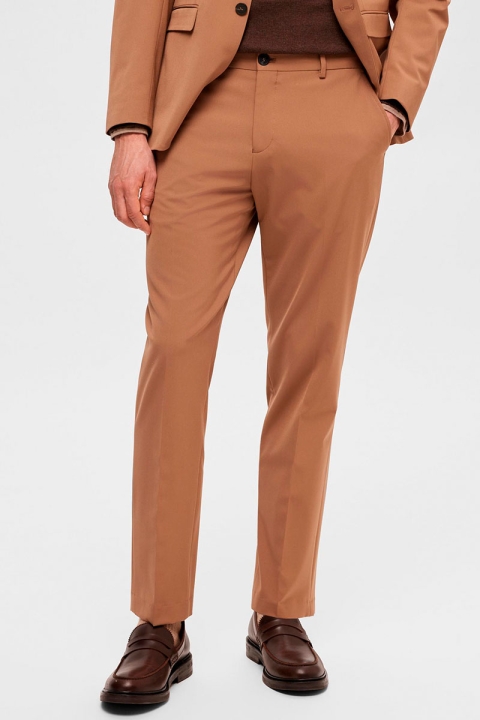 Selected Slim Liam Flex Trousers Camel