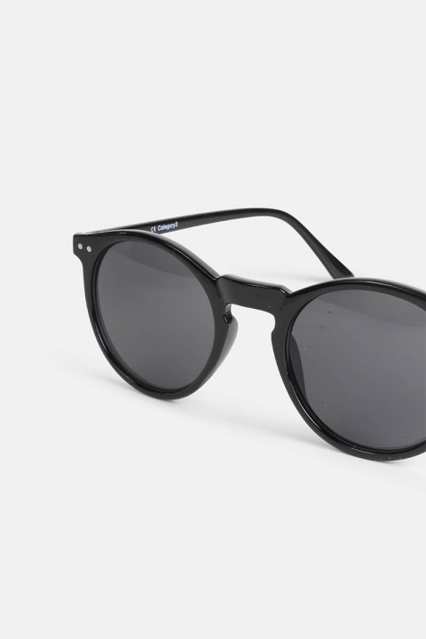 Fashion Panto Solbrille Blank Black.