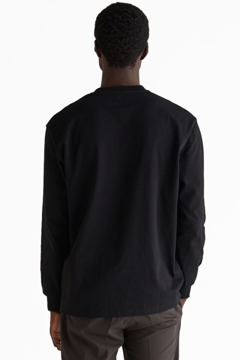 Woodbird Hanes Base L/S Tee Black