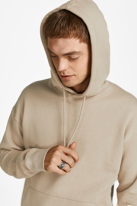 Jack & Jones STAR BASIC SWEAT HOOD Crockery