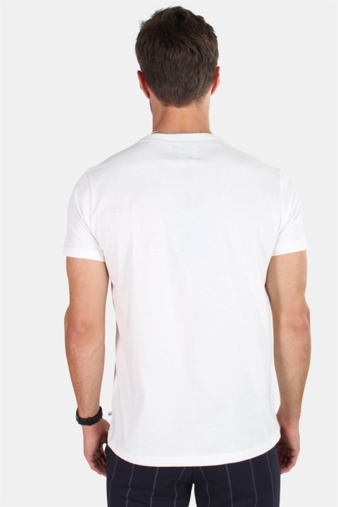 Kronstadt Print Flock T-shirt Off White