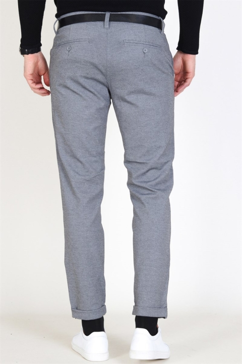 Only & Sons Mark Zip Pants Medium Grey Melange