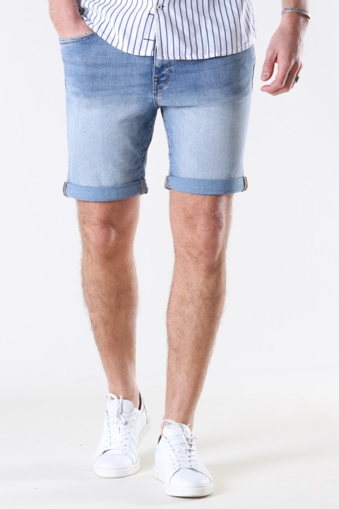 Selected Alex 330 Shorts Light Blue Denim