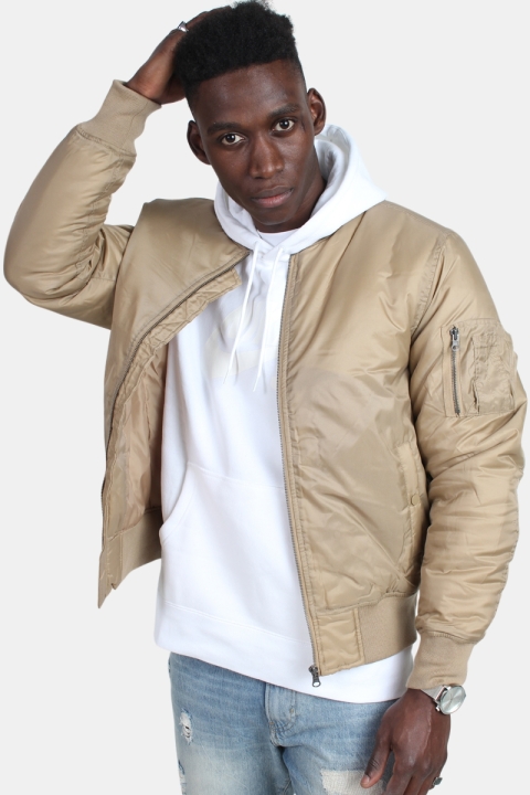 Urban Classics Bomber jacket Beige