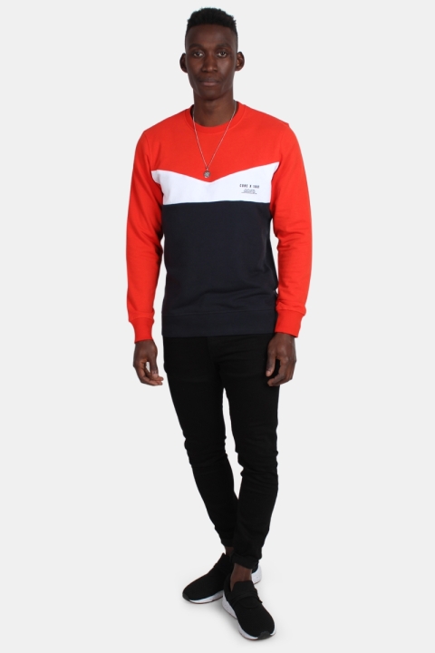 Jack & Jones Clarens Sweatshirts Mix Pack Poinciana