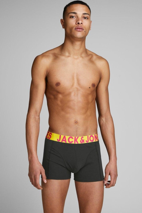 Jack & Jones JACCRAZY SOLID TRUNKS 3 PACK NOOS Black