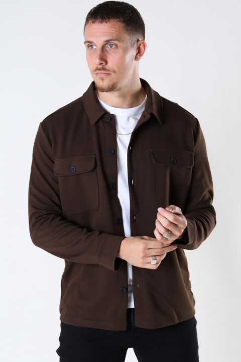 ONLY & SONS KODYL OVERSHIRT SWEAT Demitasse