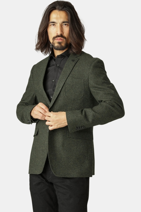 Clean Cut Copenhagen Santos Wool Blazer Army Mix