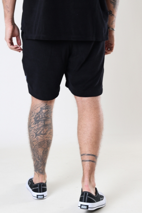 Woodbird Bommy Terry Shorts Black