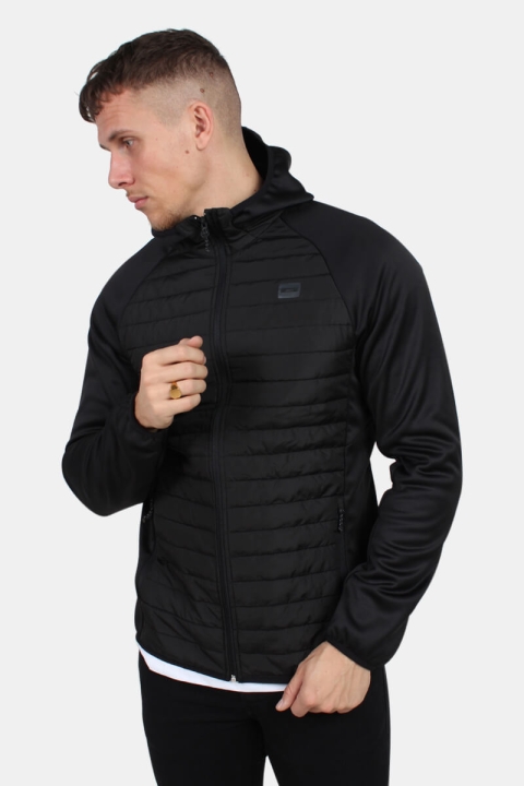 Jack & Jones Multi Quilted Jacket Black